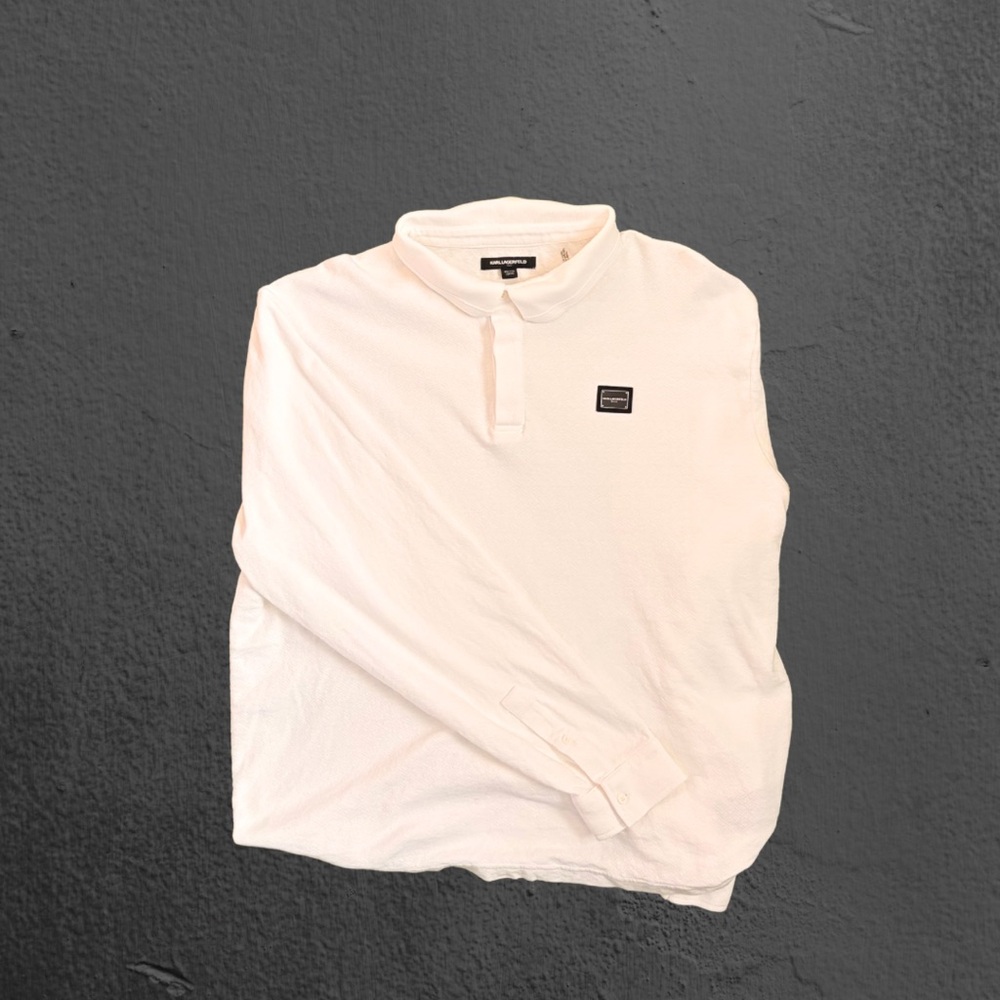 Karl Lagerfeld White Button Down Shirt